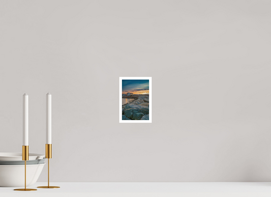 4 x 6″, Matte Prints for shopfy Bearskin Neck at Night – Rockport MA Fine Art Print | New England Coastal Town Night Photography