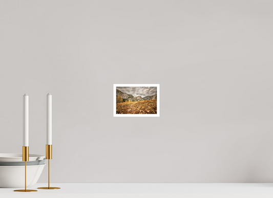 6 x 4″, Matte Prints for shopfy Yosemite Stormy Skies Over Trail – National Park Fine Art Print | Dramatic Landscape Photography Wall Art