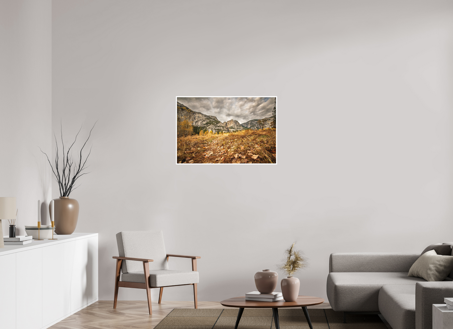 36 x 24″, Matte Prints for shopfy Yosemite Stormy Skies Over Trail – National Park Fine Art Print | Dramatic Landscape Photography Wall Art
