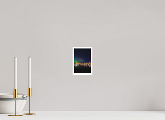 4 x 6″, Matte Prints for shopfy October 10, 2024 Northern Lights over Motif #1 Rockport, Massachusetts – Portrait Mode Astrophotography