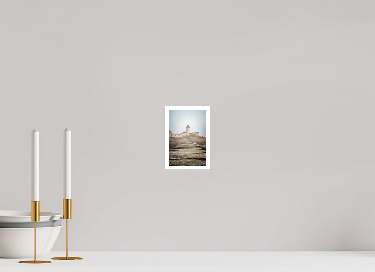 4 x 6″, Matte Prints for shopfy Dog Bar Lighthouse – Foggy Gloucester MA Coastal Photography Print | New England Nautical Wall Art