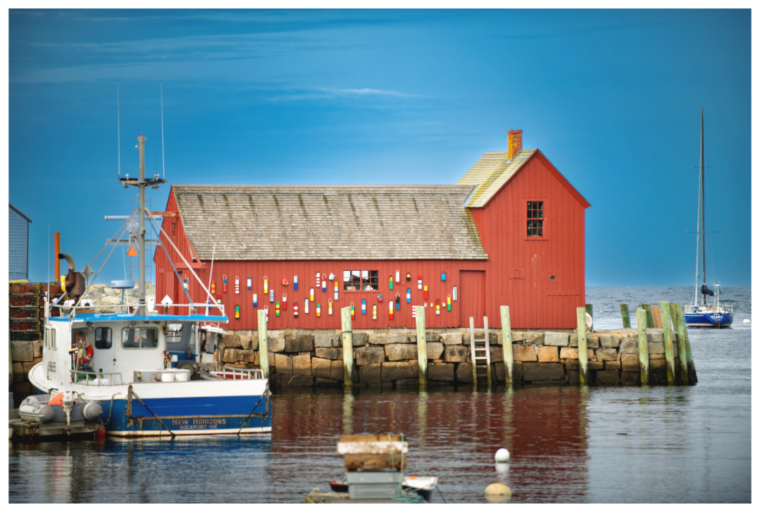 Main image Motif #1 Rockport MA – Daytime Fine Art Print | New England Coastal Landmark Photography Wall Art