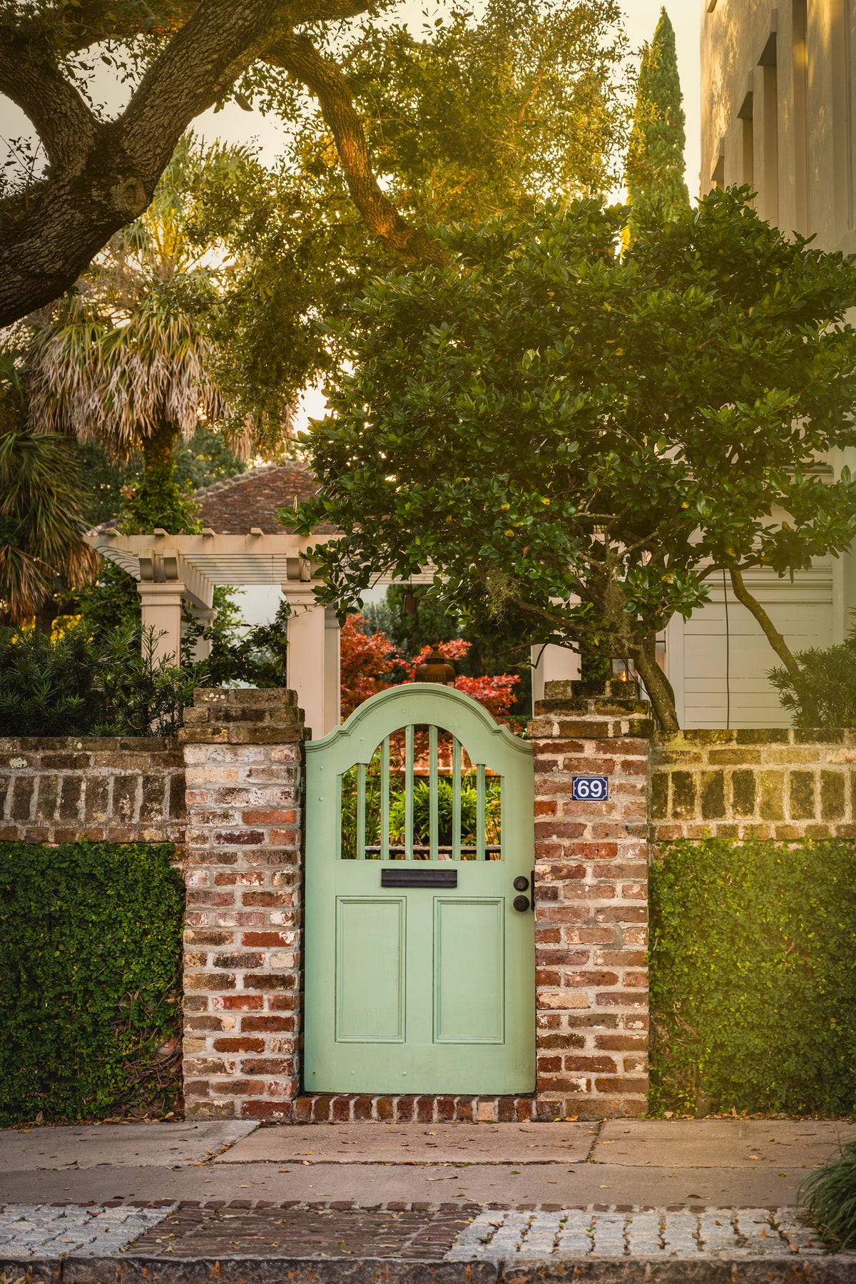 Sage Green Door | SOUTH CAROLINA - Landscape Fine Art Photography Print