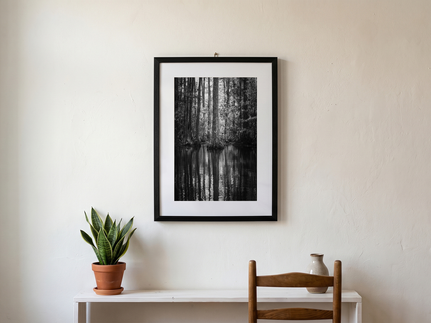 CYBERPRESS SWAMP Black and White | SOUTH CAROLINA - Landscape Fine Art Photography Print