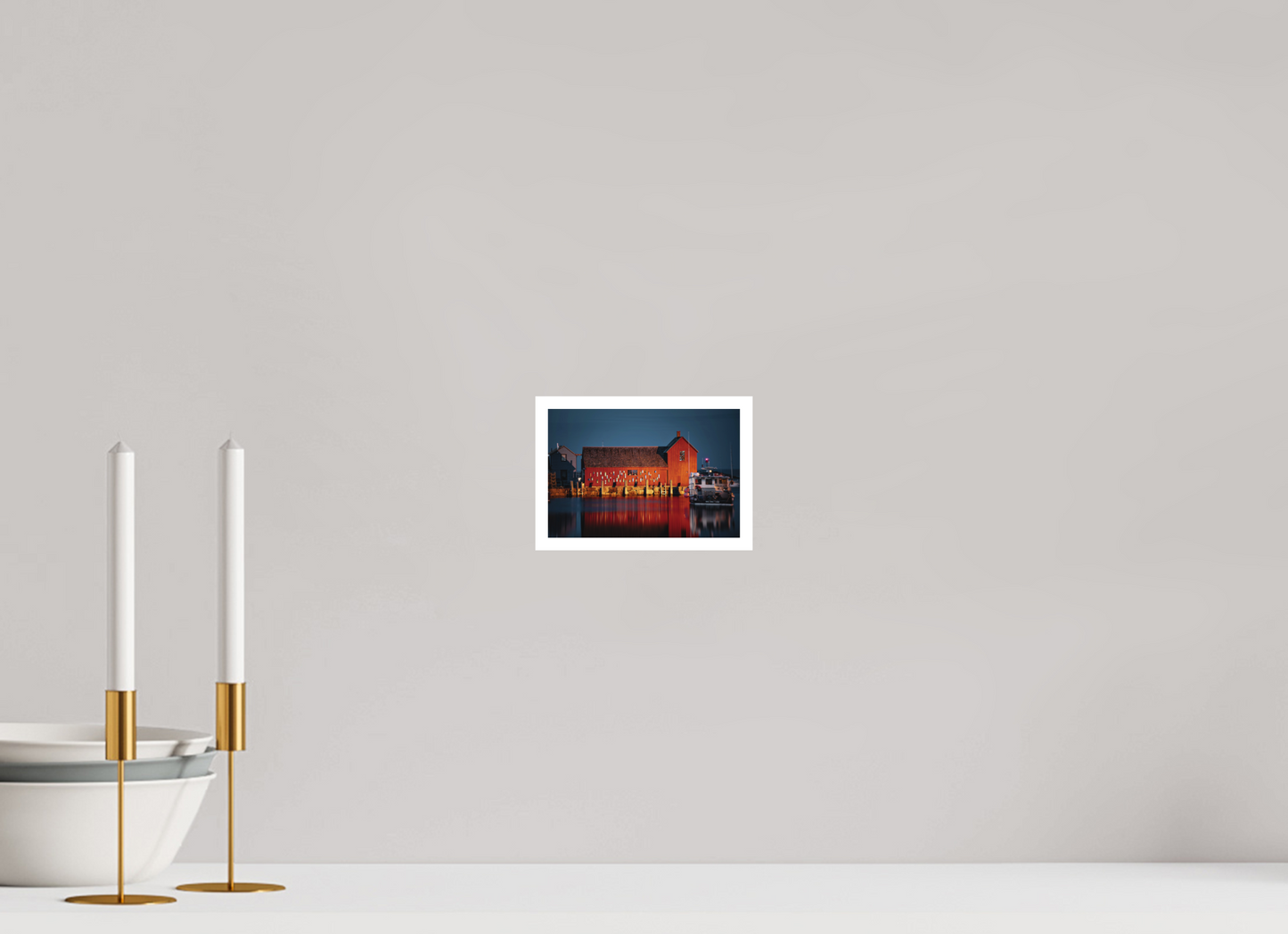 6 x 4″, Matte Prints for shopfy Motif #1 at Night – Rockport MA Fine Art Print | New England Coastal Landmark Photography Wall Art