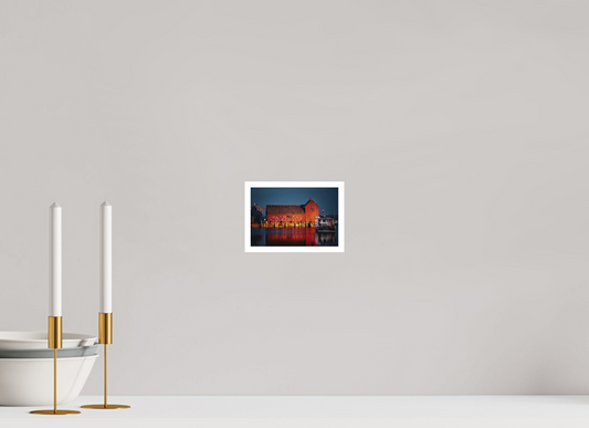 6 x 4″, Matte Prints for shopfy Motif #1 at Night – Rockport MA Fine Art Print | New England Coastal Landmark Photography Wall Art
