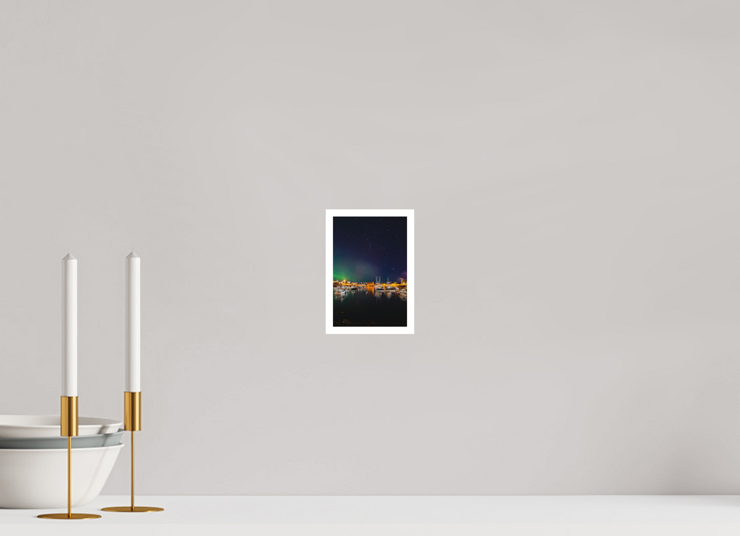 4 x 6″, Matte Prints for shopfy October 10, 2024 Northern Lights over Motif #1 Rockport, Massachusetts – Portrait Mode Astrophotography
