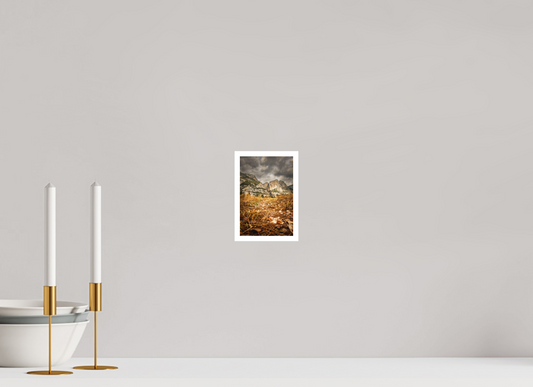 4 x 6″, Matte Prints for shopfy Yosemite Stormy Skies Over Trail – National Park Fine Art Print | Dramatic Landscape Photography Wall Art