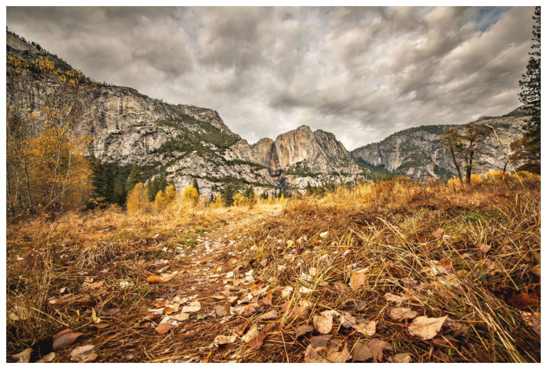 Main image Yosemite Stormy Skies Over Trail – National Park Fine Art Print | Dramatic Landscape Photography Wall Art